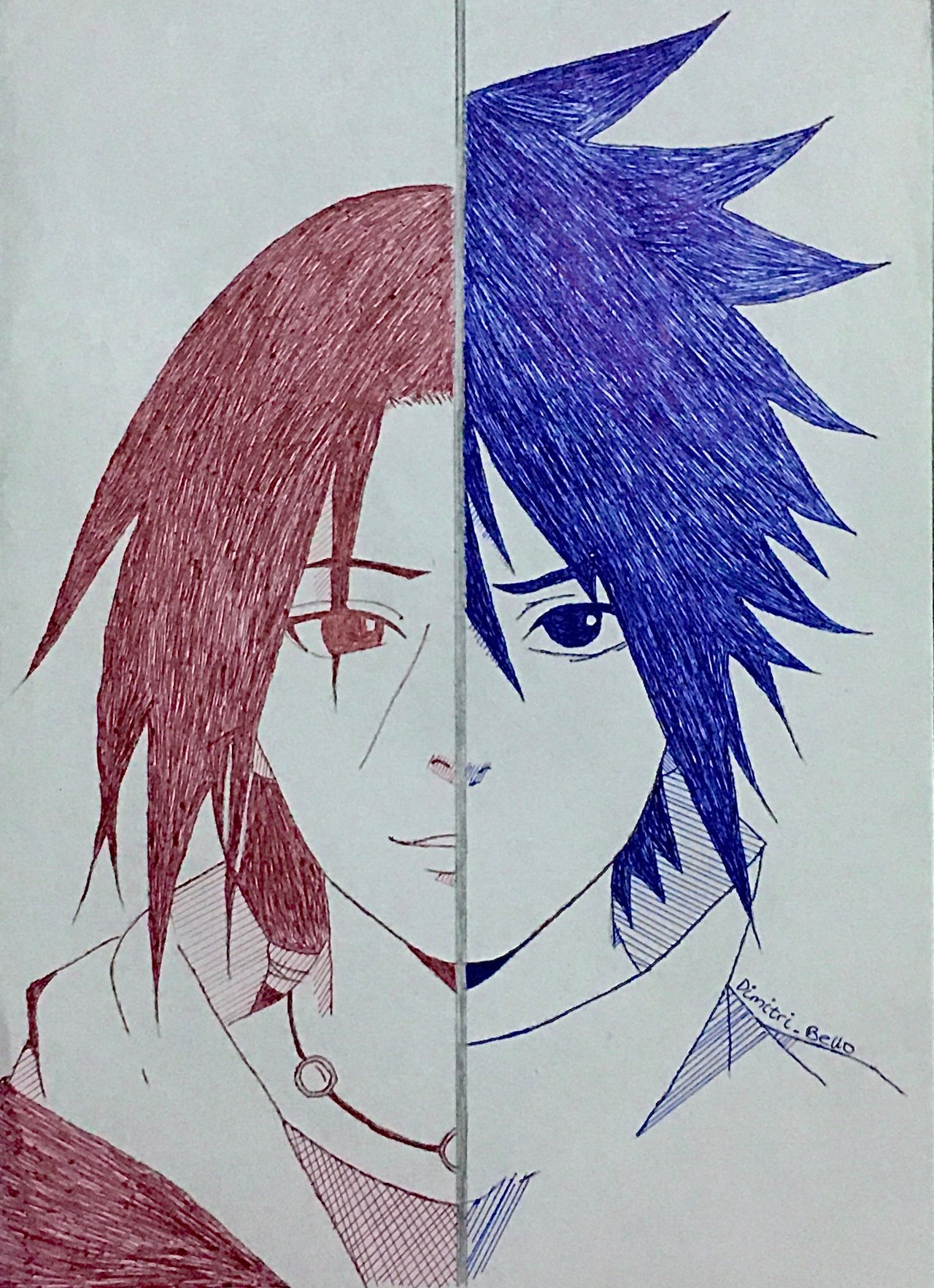 Dimitri Tenders An Official Apology To The Community For Violating The Rules Drawing Of Uchiha Itachi And Sasuke Steempeak