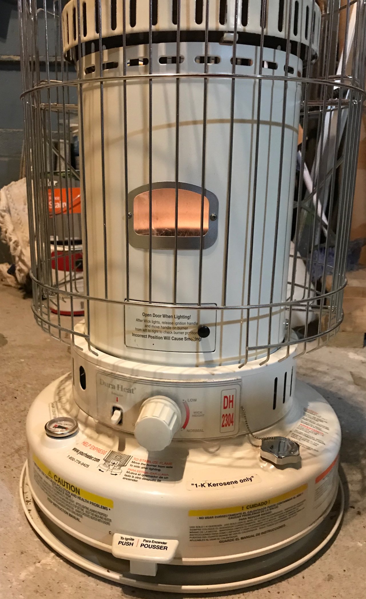 kerosene heater for the garage