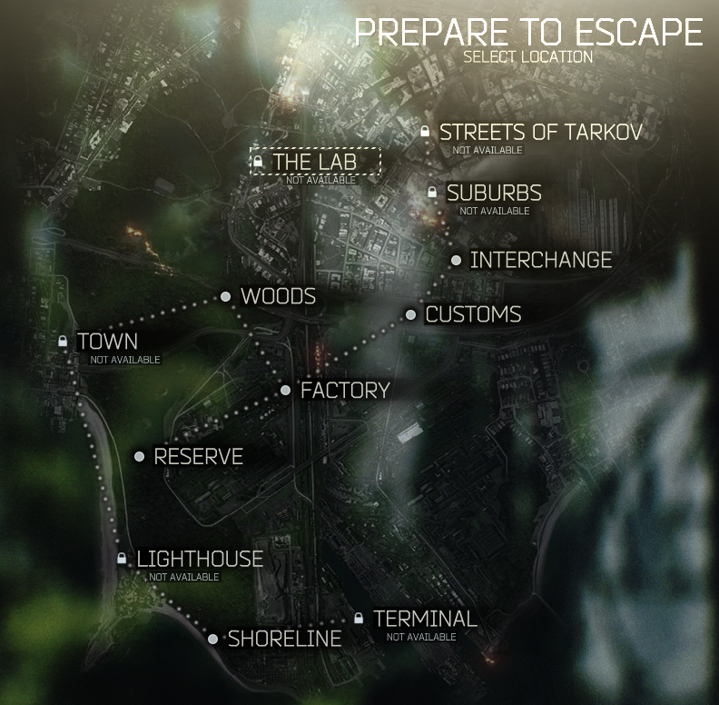 Escape From Tarkov Shoreline Map Extractions