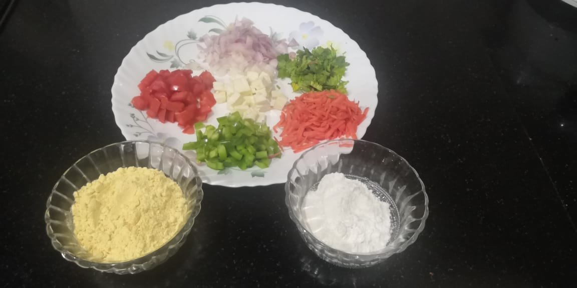 ingredients vegan omelette