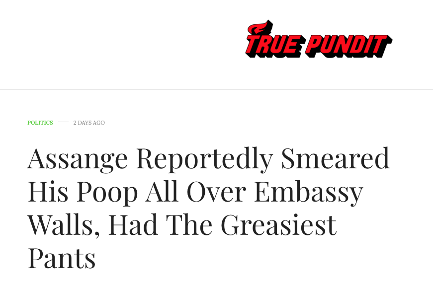Assange Reportedly Smeared His Poop All Over Embassy Walls  Had The Greasiest Pants – True Pundit.png