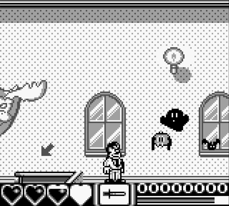 Die Addams Family Game Boy Screenshot