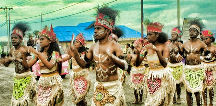 Tarian Tradisional Papua Tari Sajojo Steemit