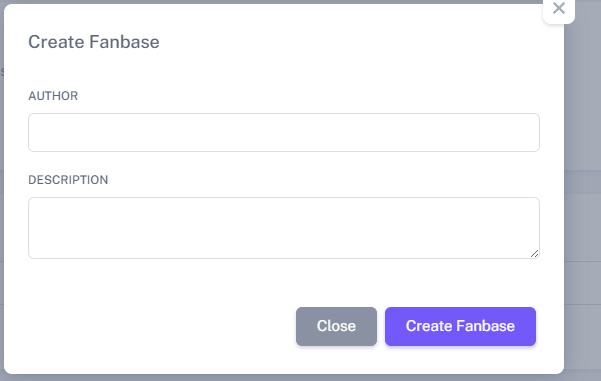 Create Fanbase