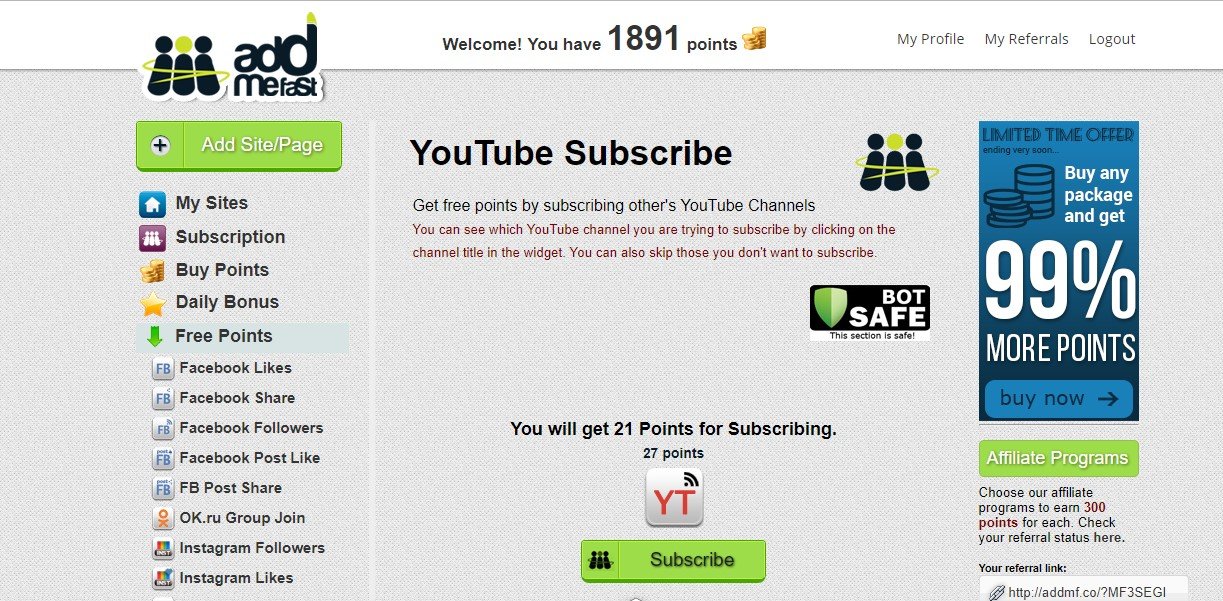 Addmefast A Website For Increasing Social Media Followers And Likes Steemhunt