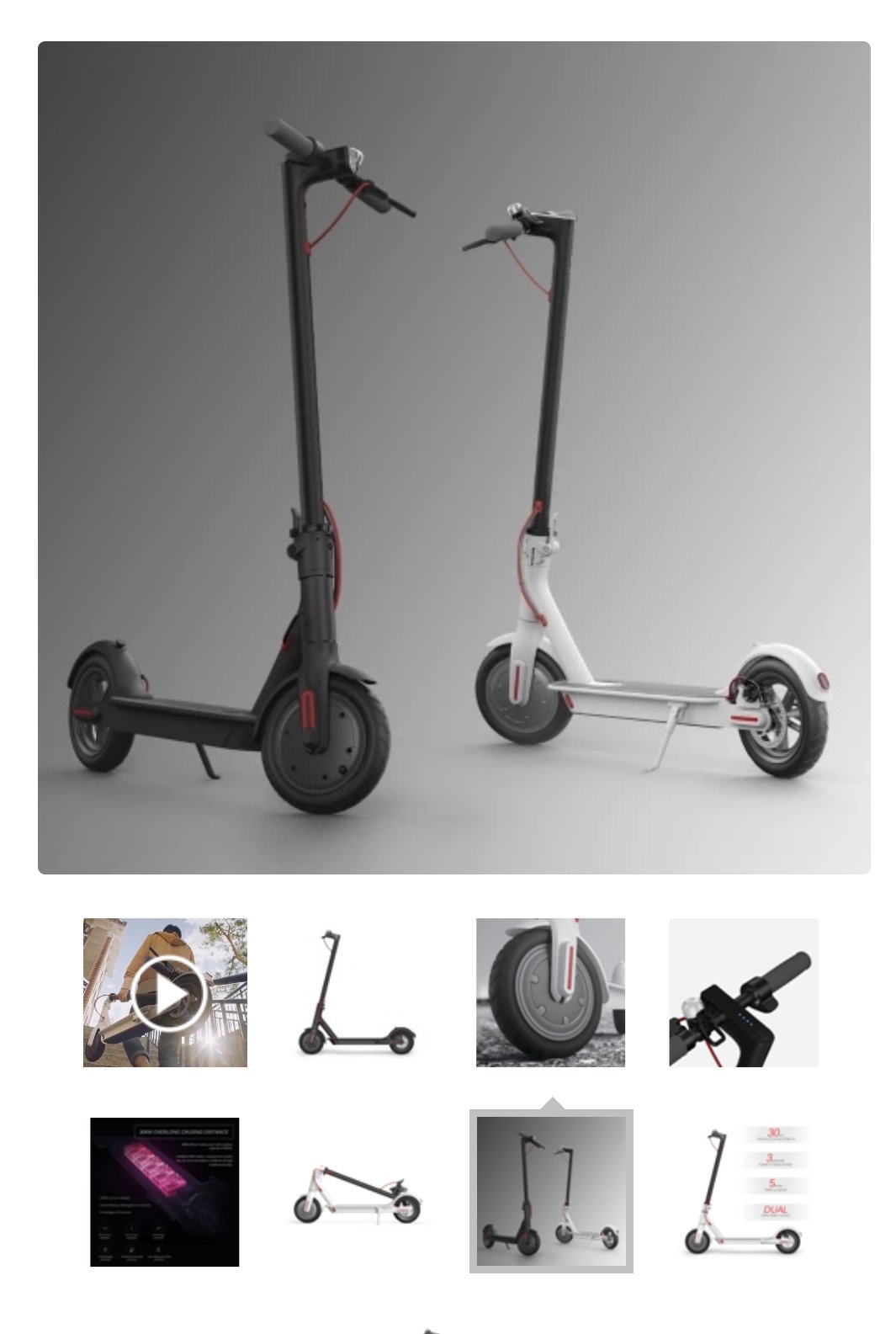 m488 folding electric scooter