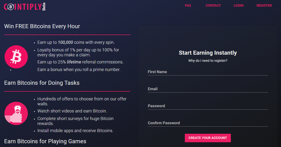 Cointiply Get Bitcoin From Doing Various Tasks Steemhunt - 