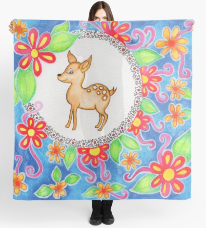 cute deer art