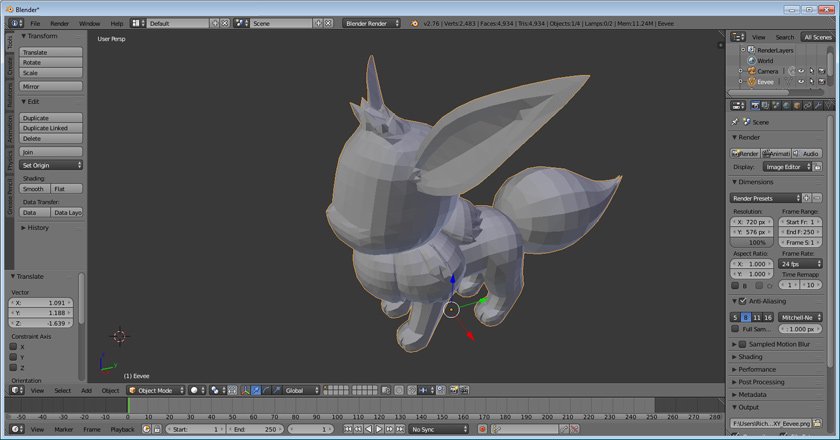 How to Easily Get Smoother 3D Models of Pokemons with