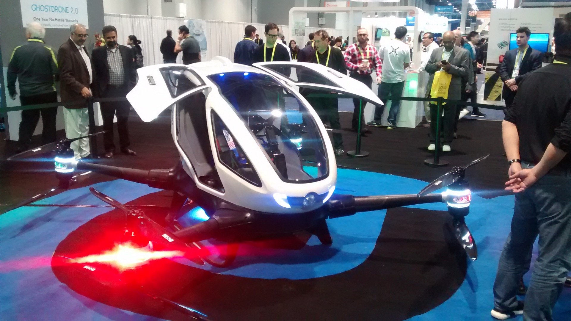 The EHang 184 Autonomous Aerial Vehicle!