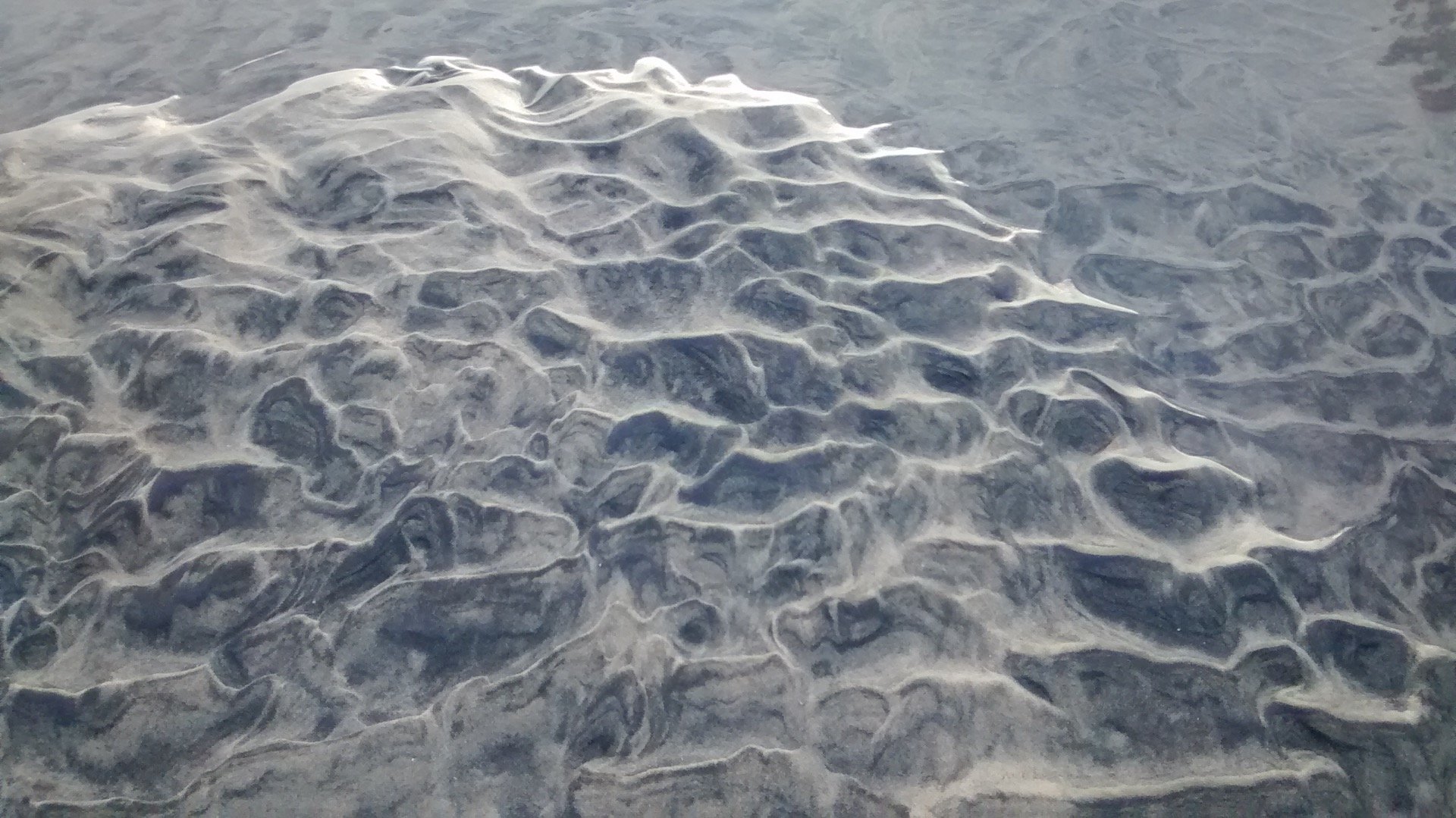 Micro-Dune-Like Sand Patterns on the Beach-2