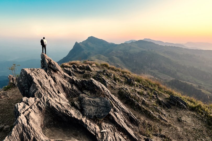 Man on Mountain