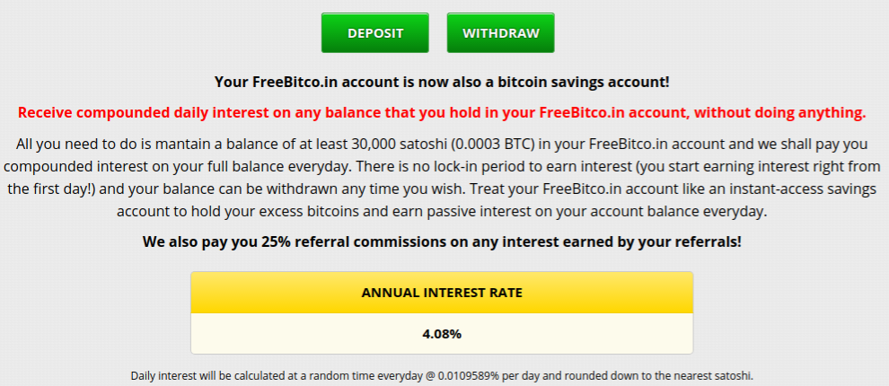Earn 4 08 Apy Interest Rate On Your Bitcoin No Gimmicks Compounds - 
