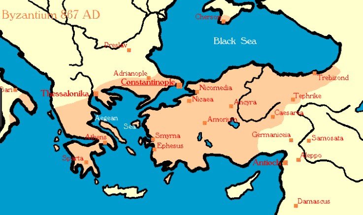 Byzantium Map City - Dreaming Arcadia