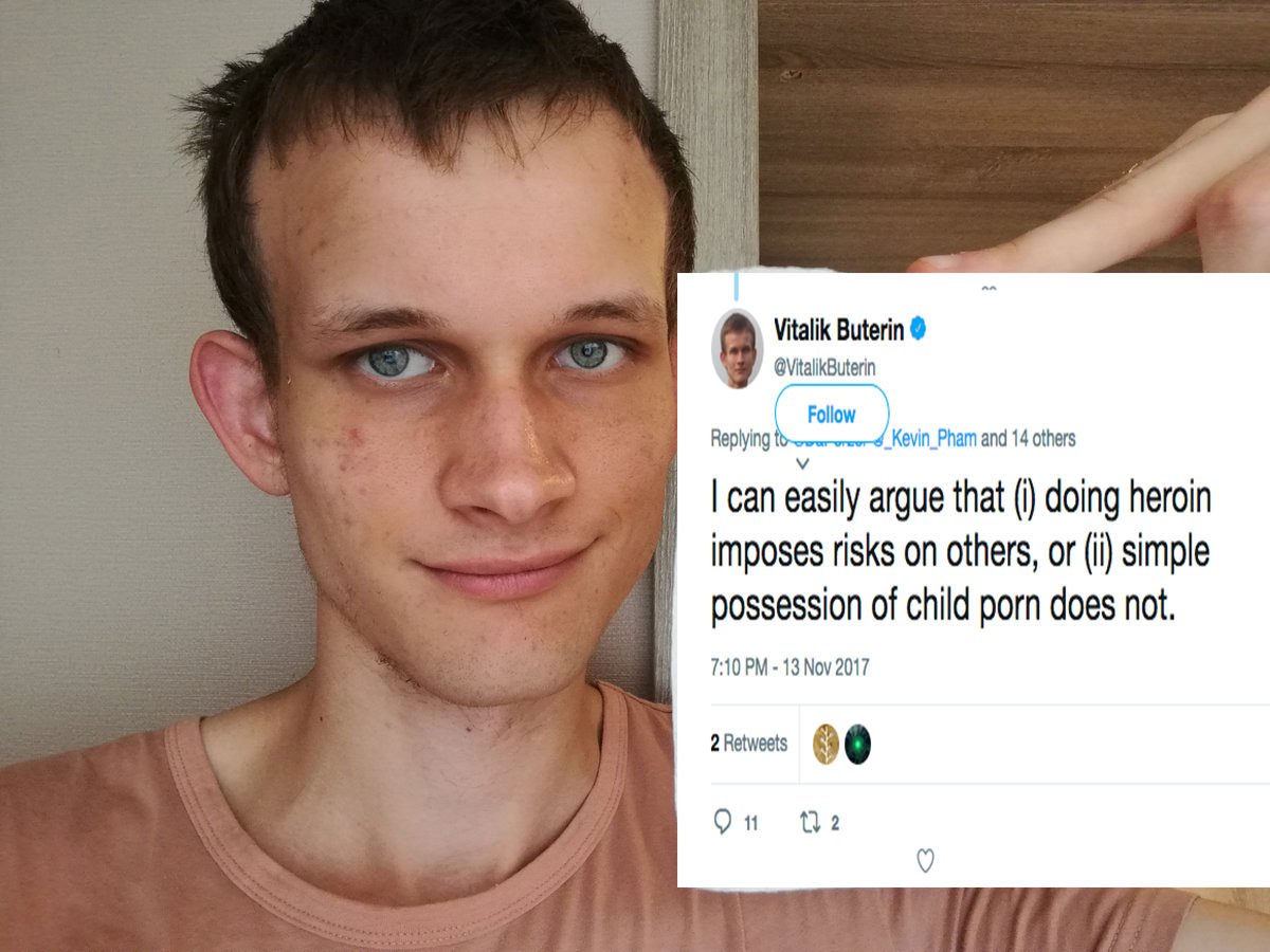 ethereum creator condones pedophilia