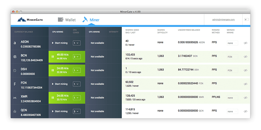 Mining with MinerGate Tutorial