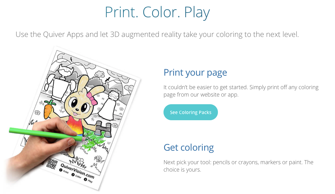 Quiver 3d Coloring App A Novel App For 3d Painting Steemhunt