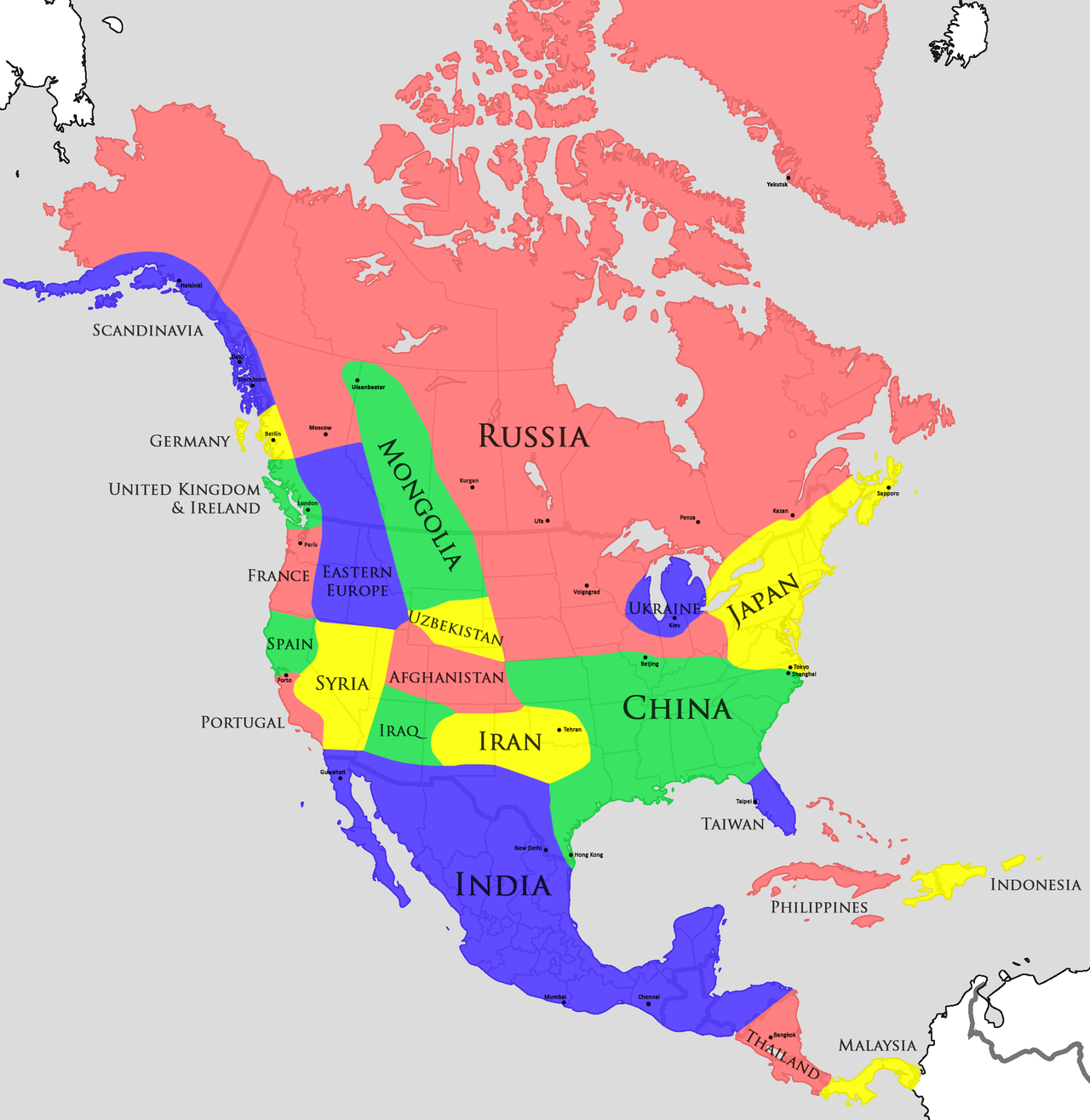 North America Map Climate