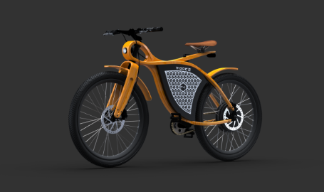 wooden electric bike
