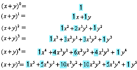 Pascal's triangle: triangular numbers and binomial coefficients