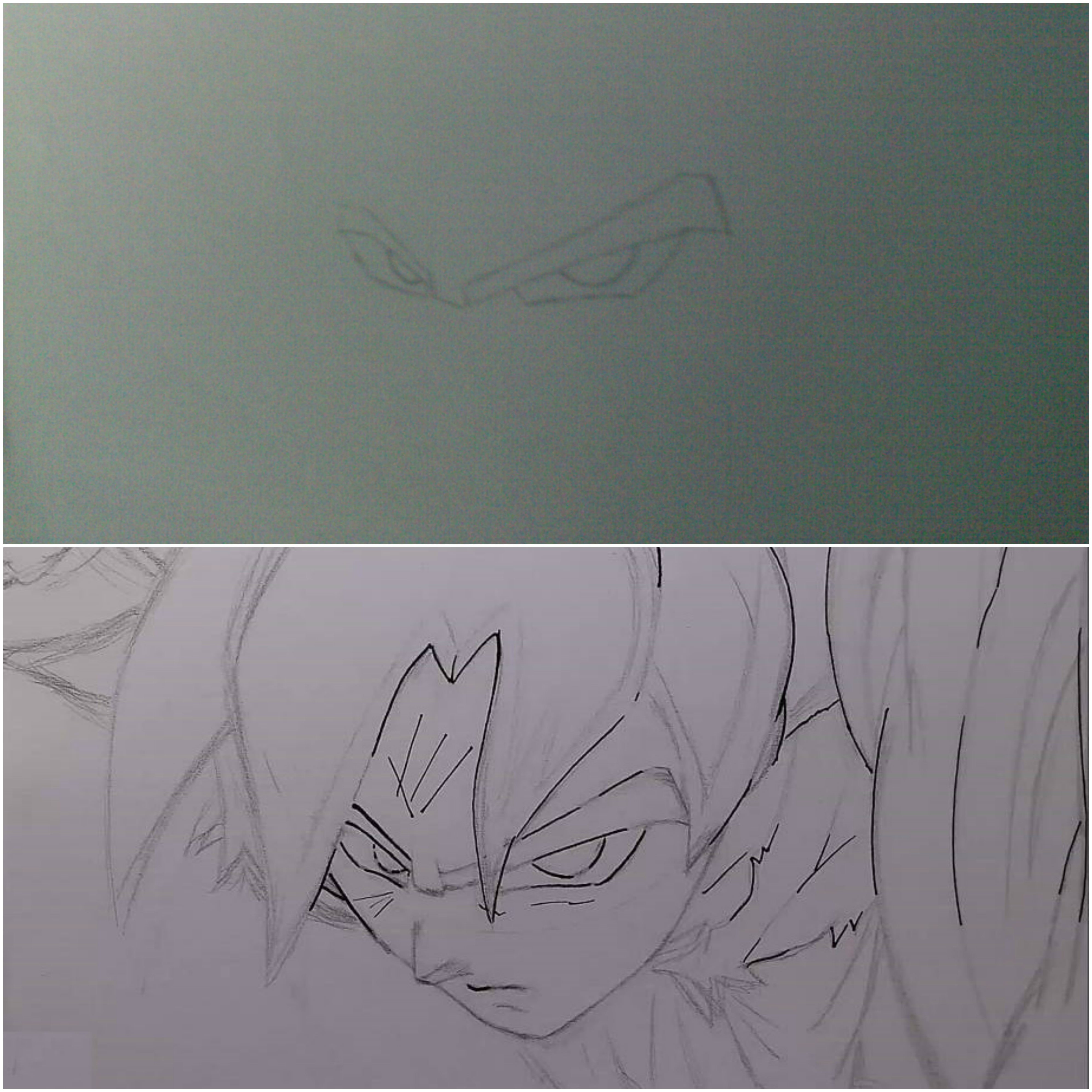 Dibujando A Goku Ultra Instinto Paso A Paso