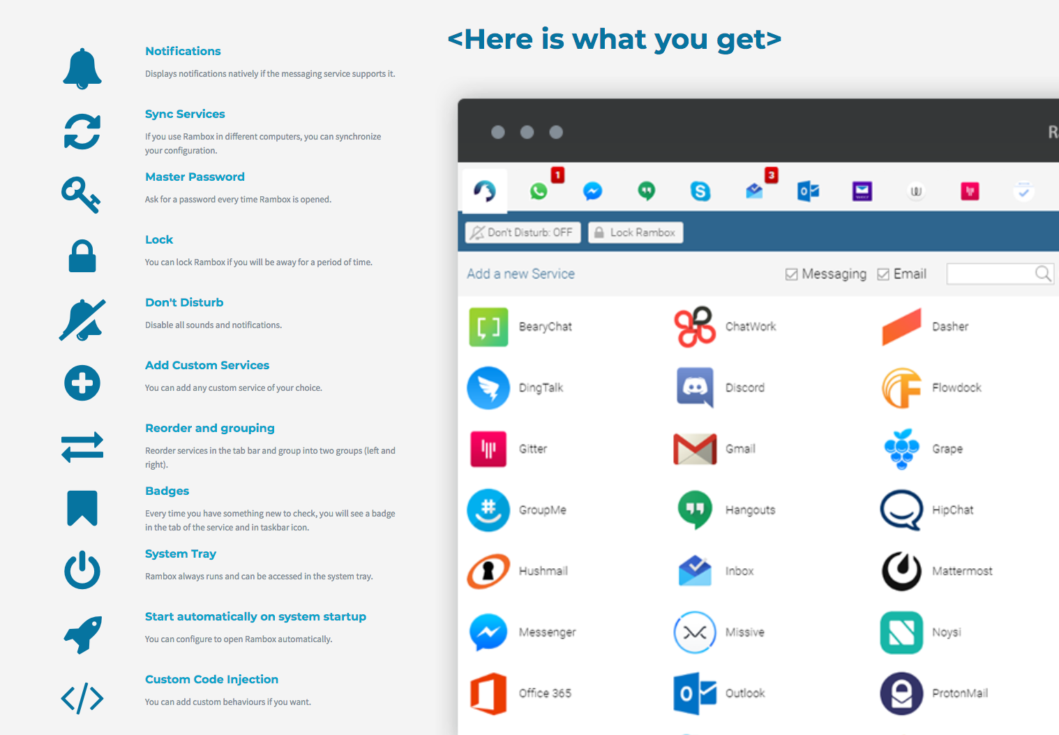 Rambox Pro Free Open Source And Cross Platform For Messaging Rambox Pro Free Open Source And Cross Platform For Messaging
