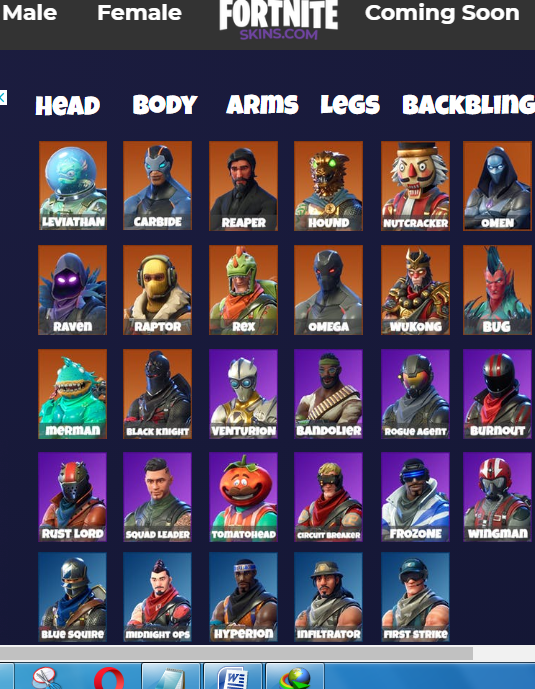 fornite png - good fortnite skin combos generator