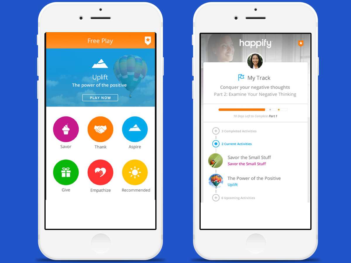 Happify - an app that will teach you how to be happy :) | Steemhunt