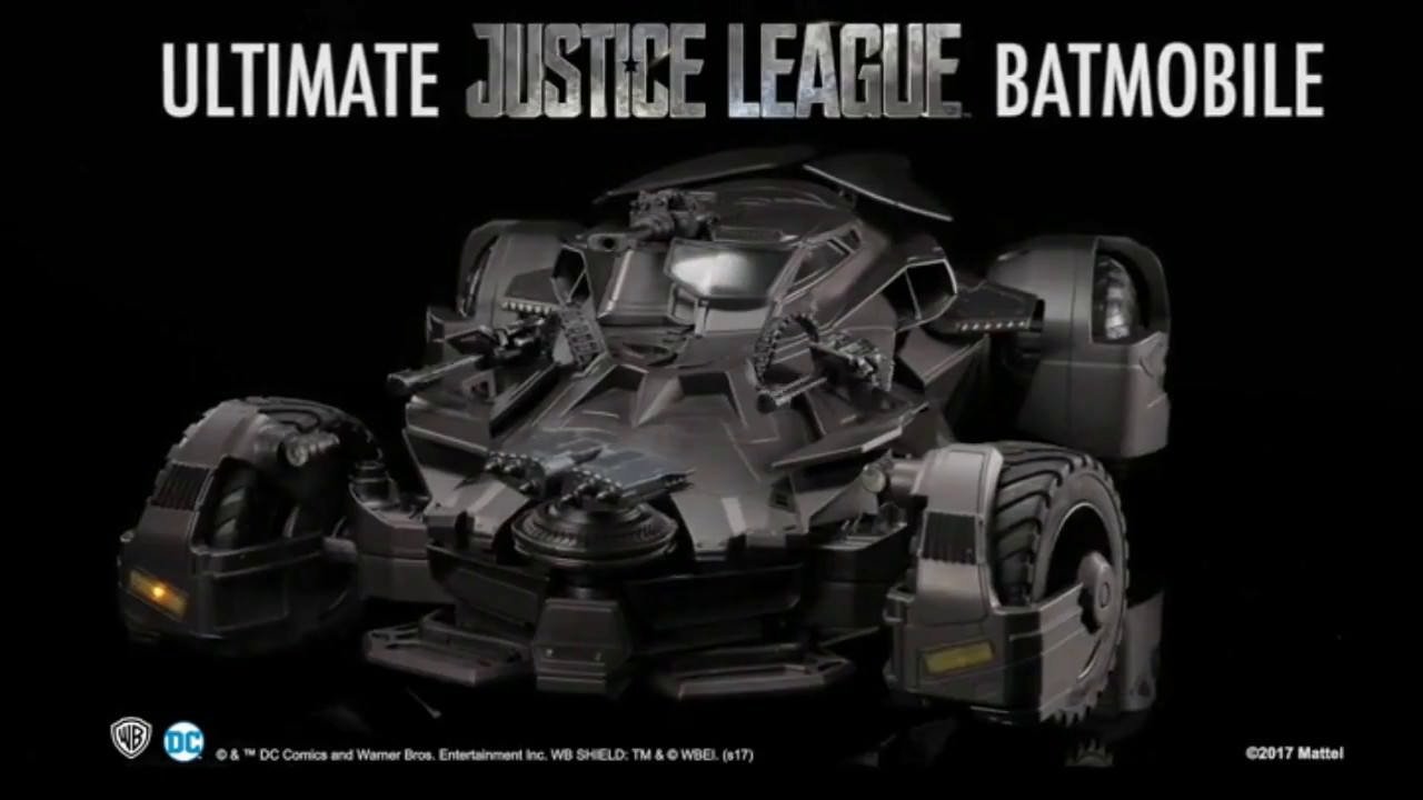 ultimate justice league batmobile vehicle and figure