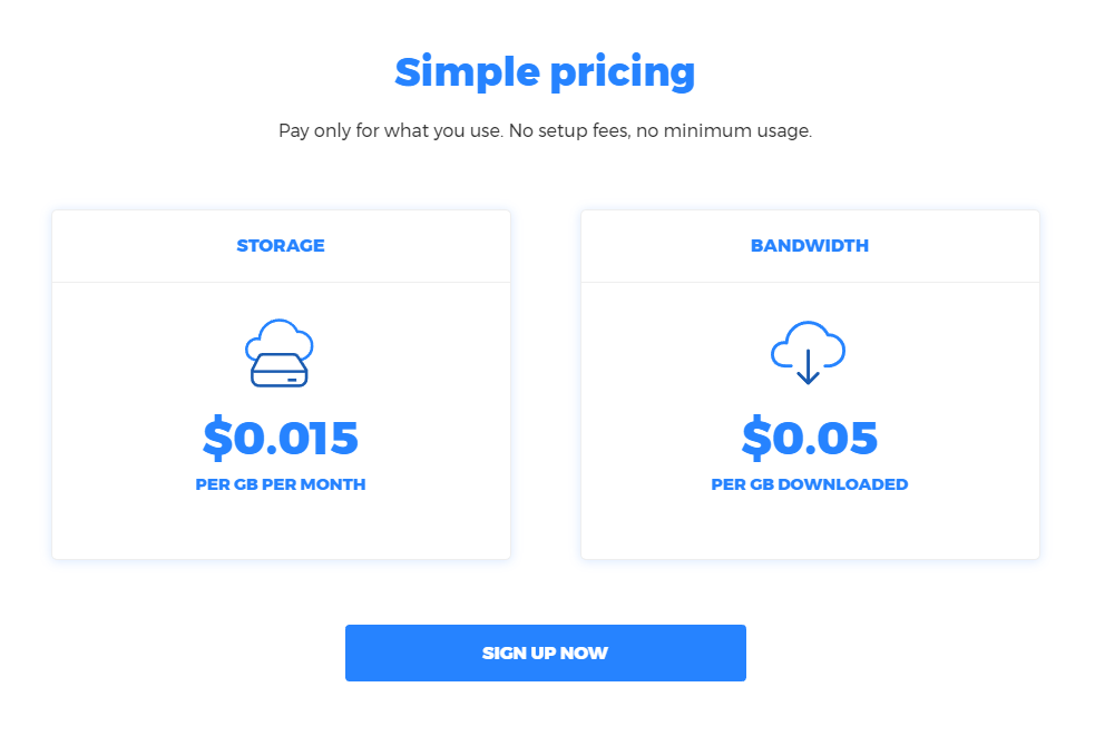 Storj Pricing