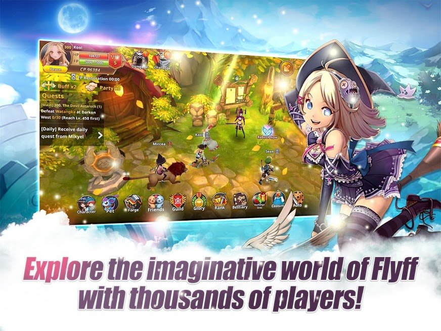 Flyff Legacy Anime Mmorpg Fly For Fun The Smart Phone Version Of The Game Steemhunt