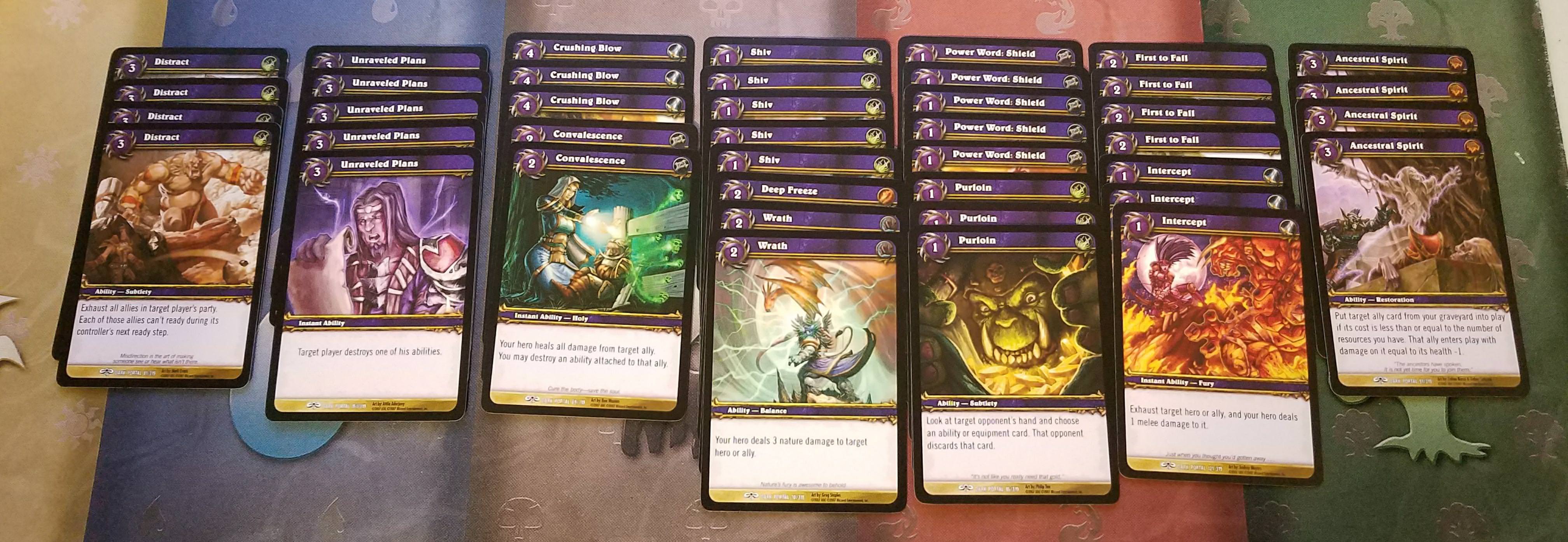 World of Warcraft TCG Dark Portal Commons