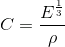 Youngs modulus over density