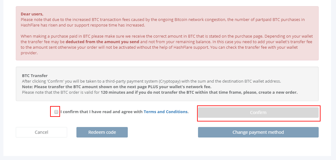 Hashflare verification code