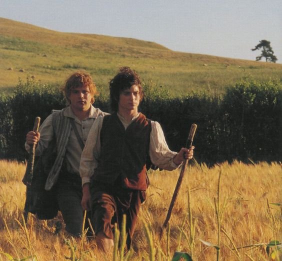 Sam and Frodo.