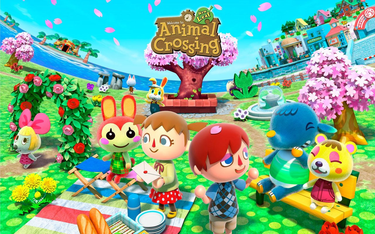 Image result for animal crossing new leaf wallpaper"