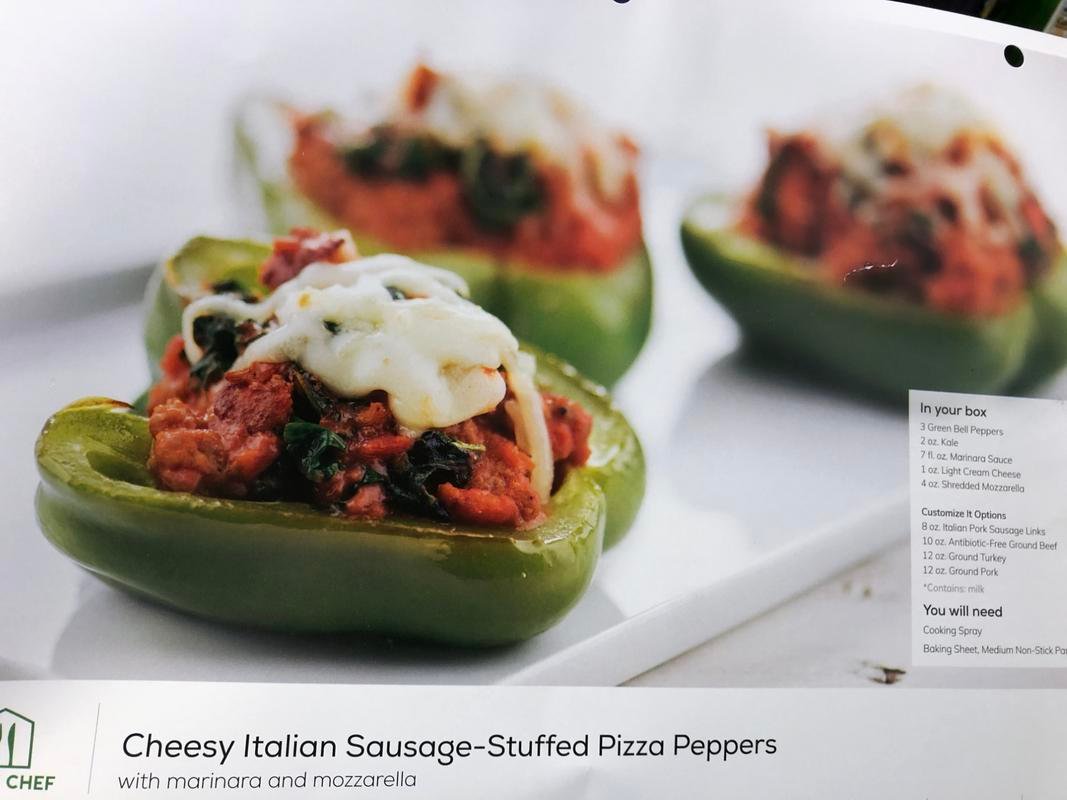 Cheesy Italian Sausage Stuffed Peppers