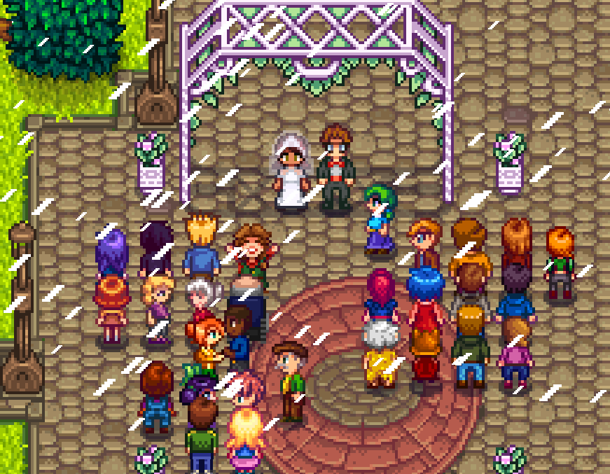 Image result for stardew valley wedding