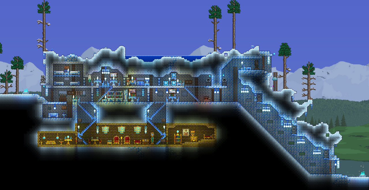 Image result for terraria ice biome"