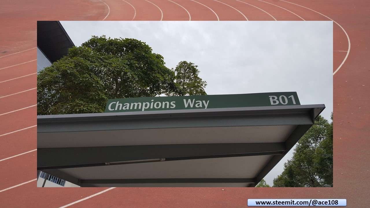 Champions Way bus stop