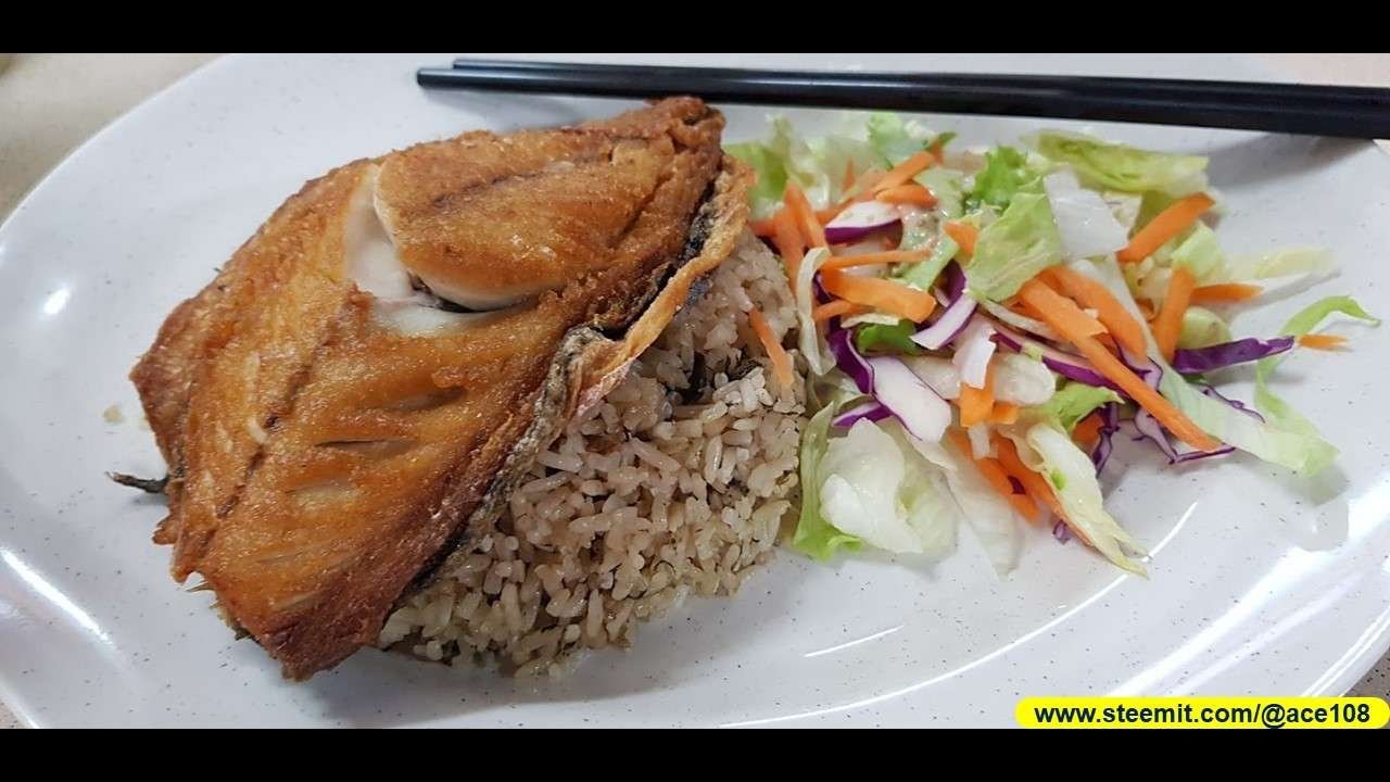 Fried mackerel meal