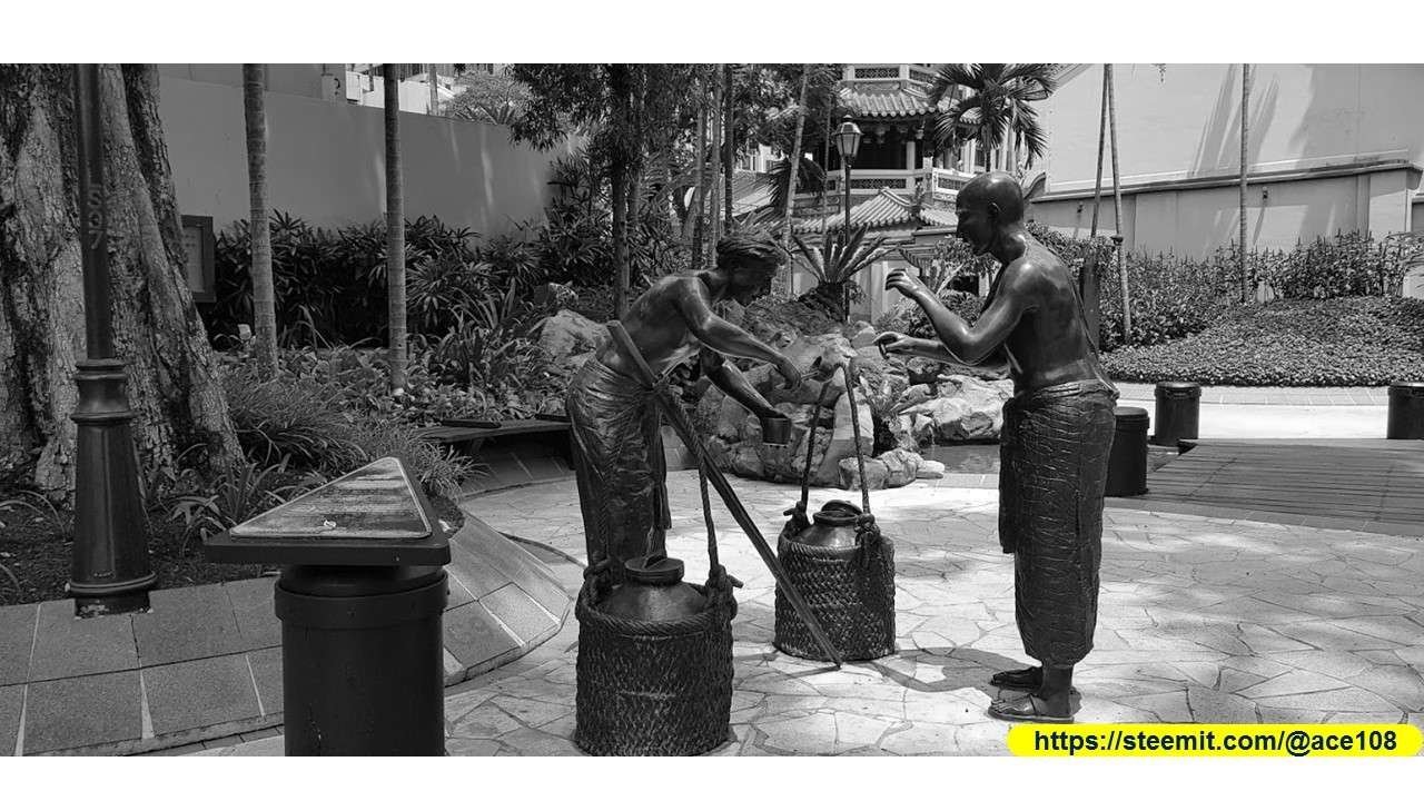 Sculpture Indian Milk Seller A