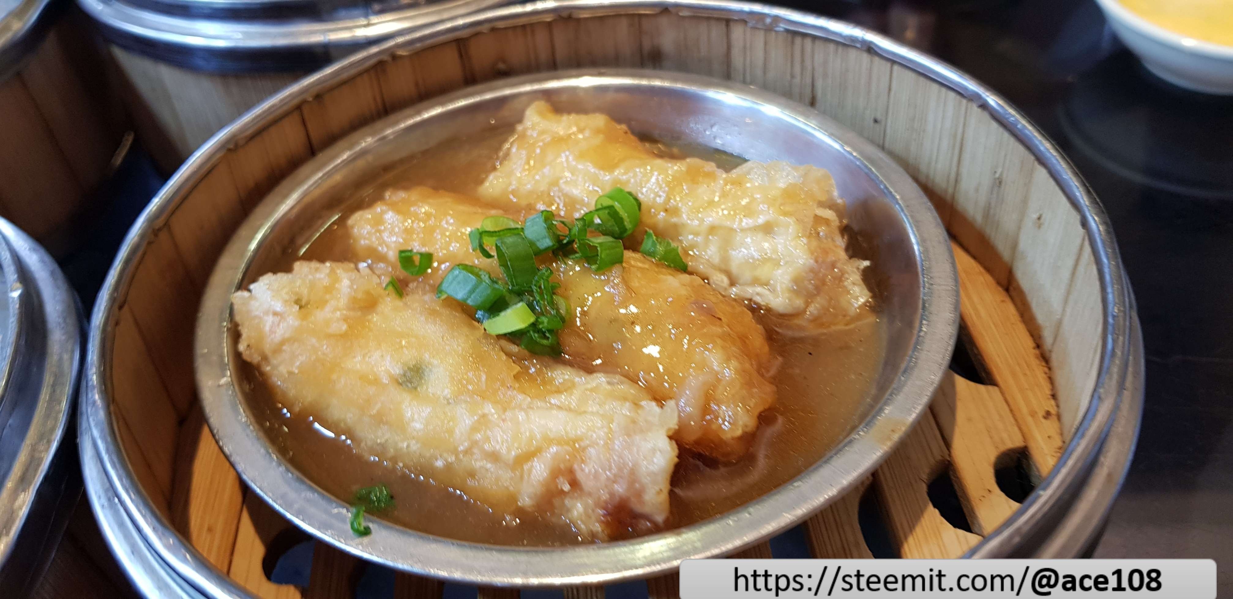 Steam bean curd skin