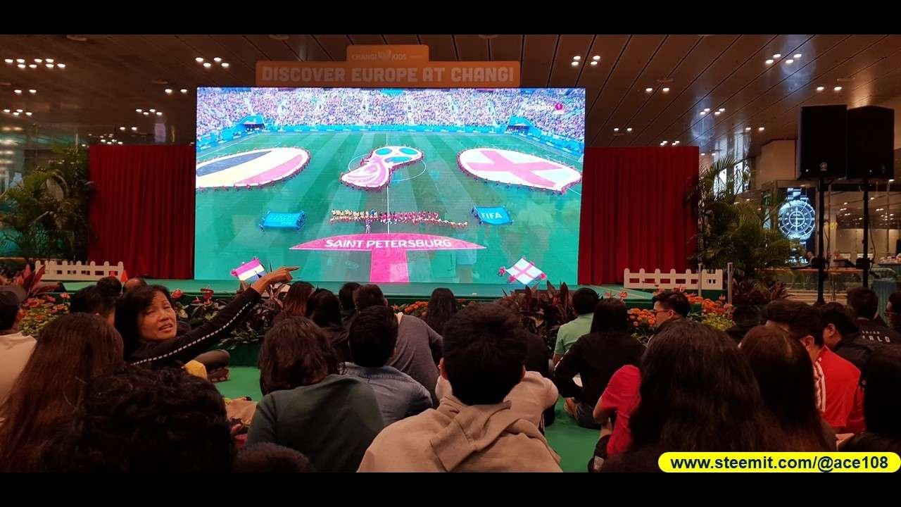 World Cup at Changi Airport Terminal 3