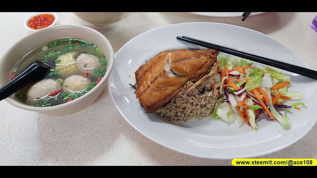 Fried mackerel meal