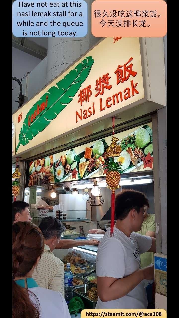 Nasi lemak stall