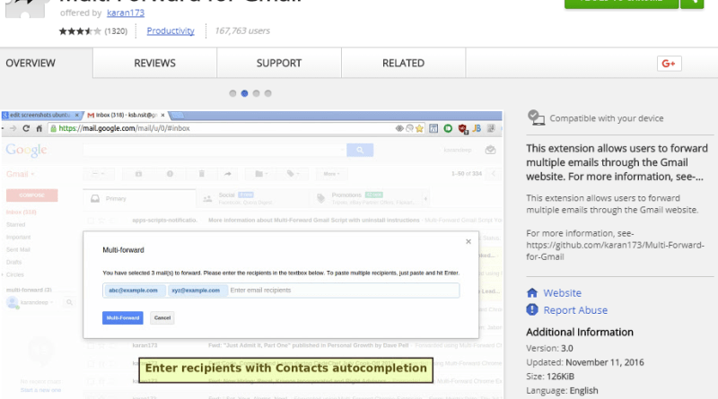 Howto Forward Multiple Emails At Once In Gmail