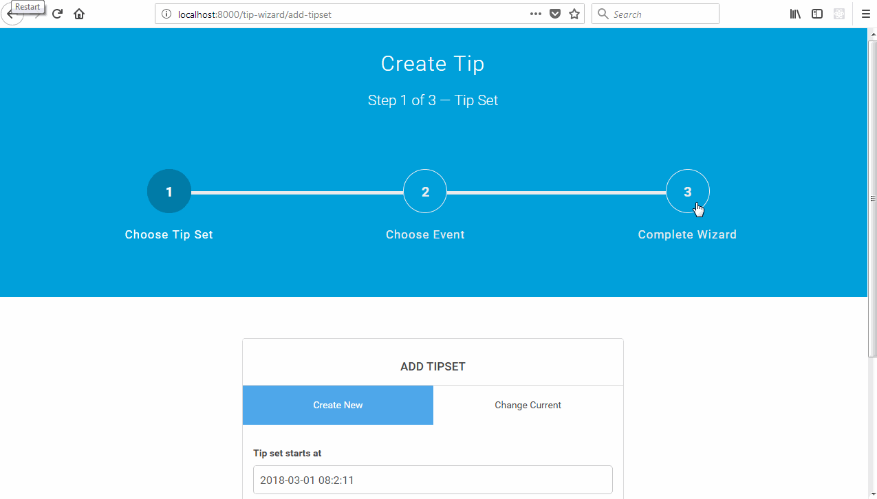 Easy Wiz Tip Wizard Demo