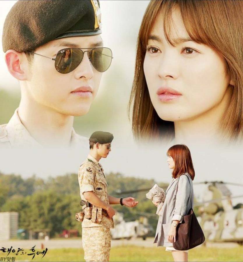 Descendants of the Sun - EP3  Song Joong Ki Comes Out Of Airplane To Greet  Song Hye Kyo [Eng Sub] 