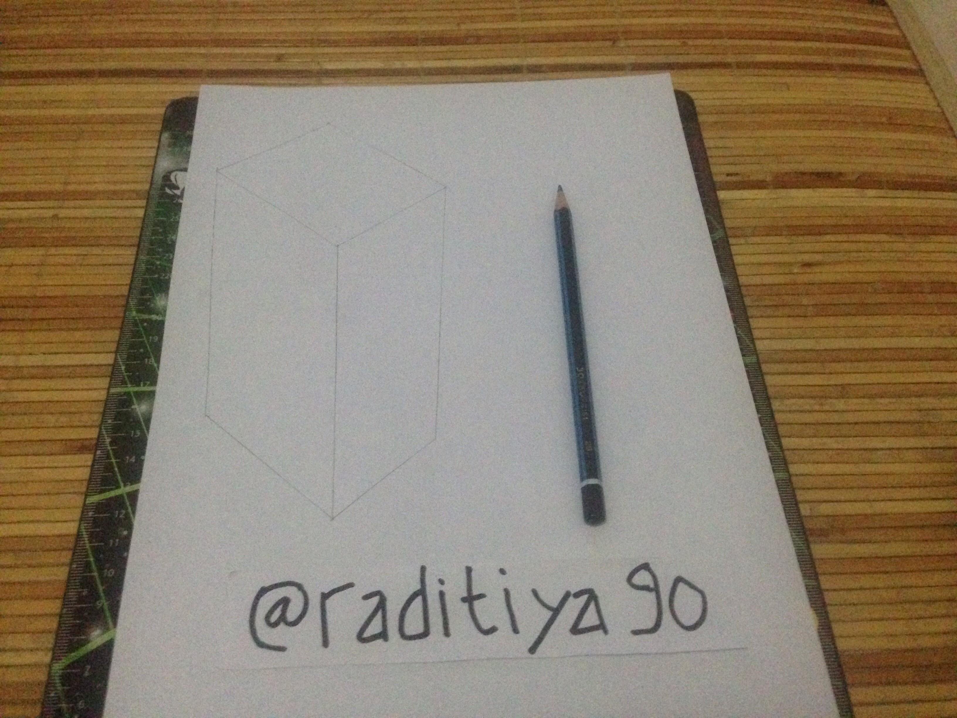 Learn To Draw 3D Cube For Beginners Belajar Menggambar 3D Kubus